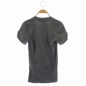 BRUNELLO CUCINELLI ビーズ付き カットソー 半袖 M グレー