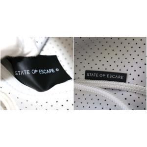 STATE OF ESCAPE ロンハーマン PREQUEL S ハンドバッグ 2way ネオプレン ホワイト