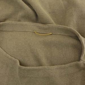 L'Appartement F/S Tunic ニット セーター チュニック ボートネック フレンチスリーブ プルオーバー シルク混 グレージュ