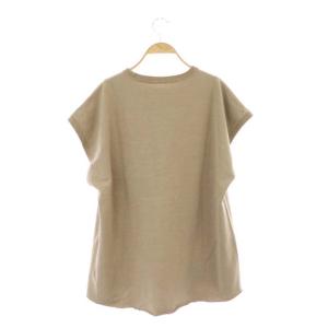 Deuxieme Classe 20SS Fine Tシャツ カットソー フレンチスリーブ 半袖 茶 ブラウン