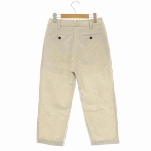 MARGARET HOWELL 20SS COTTON LINEN SILK パンツ テーパード タック ジッパーフライ 1 ライトグレー