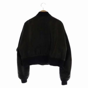 sisii × 大草直子 L-2B レザー フライトジャケット ブルゾン 牛革 ジップアップ XS ブラック