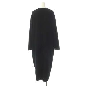 23区 vingt-trois 22AW ニットワンピース ロング 長袖 48 黒 ブラック