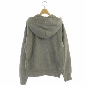 POLO RALPH LAUREN ジップアップパーカー フード 裏起毛 M グレー