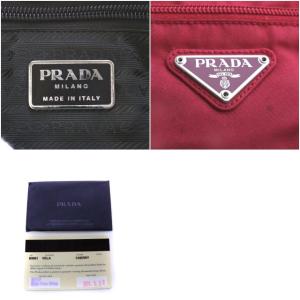 PRADA B9061 CHERRY バッグ ポシェット ワンショルダー 三角ロゴ ナイロン
