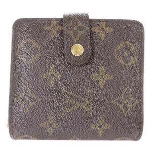 モノグラム コンパクトジップ 二つ折り財布 茶色 ブラウン M61667