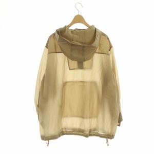 Spick&Span 22SS シアーアノラックブルゾン 長袖 薄手 フード 茶 ブラウン