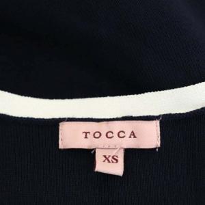 TOCCA 21AW 洗える CHOU CREAM KNITDRESS ニットドレス ワンピース 長袖 ロング プルオーバー ギャザー