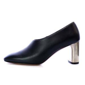 CELINE フィービーファイロ パンプス メタルヒール スクエアトゥ レザー 22.5cm ブラック