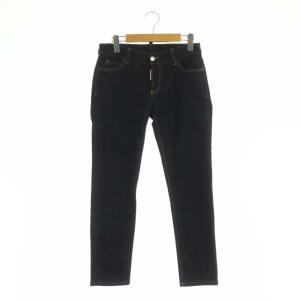 22SS JENNIFER JEANS デニムパンツ ジーンズ テーパード ボタンフライ 38 紺 ネイビー S75LB0573