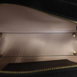 TOCCA ハンドバッグ ショルダーバッグ リボン 2WAY レザー 黒 ブラック