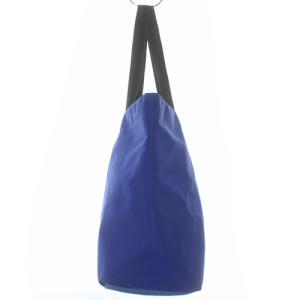 Hervé Chapelier ナイロンスクエア ショルダーA4 サイズL トートバッグ ハンドバッグ 青 ブルー 904N