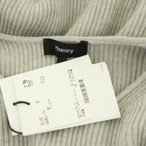 Theory 23SS Clean Cottoncash Open Neck LS PO ニット カットソー リブ クルーネック 長袖 プルオーバー
