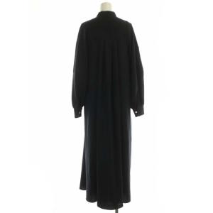 ENFOLD 23SS Comfortable Twill サーキュラー DRS ワンピース 38 黒