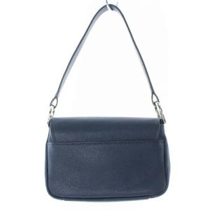 COLE HAAN MINI FLAP BAG ミニワンショルダーバッグ ハンドバッグ 2way レザー ロゴ 青 ブルー