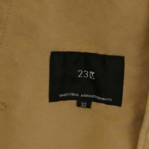 23区 vingt-trois 21AW ピーチタフタ マウンテンパーカー ジャケット ジップアップ 32 キャメル