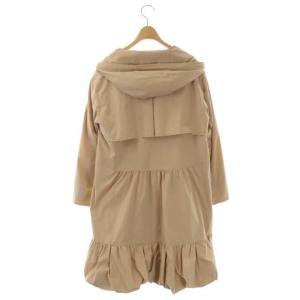 BORDERS at BALCONY 21SS ティアードコート ライナー ジップアップ 36 ピンクベージュ