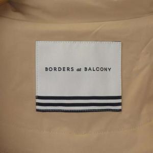 BORDERS at BALCONY 21SS ティアードコート ライナー ジップアップ 36 ピンクベージュ