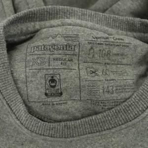 Patagonia ラベル アップライザル クルー スウェットシャツ トレーナー クルーネック 長袖 プルオーバー XS グレー 39543 P-6