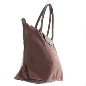 Longchamp トートバッグ ナイロン ハンドバッグ 茶色 ブラウン