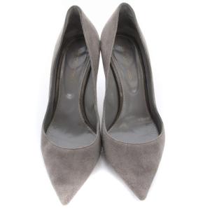 Sergio Rossi パンプス ピンヒール スエード ポインテッドトゥ 35 22-22.5cm グレー