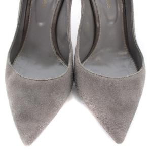 Sergio Rossi パンプス ピンヒール スエード ポインテッドトゥ 35 22-22.5cm グレー