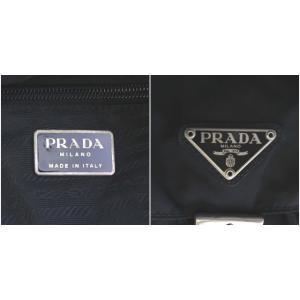 PRADA Testoo リュックサック トライアングルロゴ ナイロン 巾着 ブラック