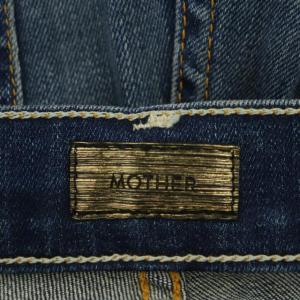 MOTHER INSIDER CROP STEP FRAY デニムパンツ ジーンズ カットオフ 27 青 ブルー