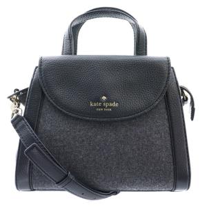 ショルダーバッグ ハンドバッグ 2way レザー 切替 ロゴ グレー 黒 ブラック