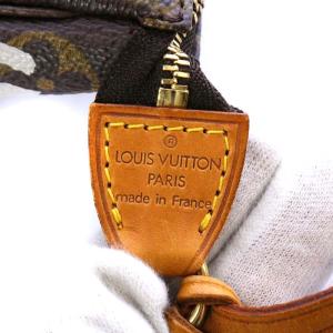 LOUIS VUITTON M92192 モノグラム グラフィティ ポシェット アクセソワ ハンドバッグ アルジャン
