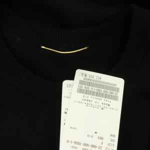 Deuxieme Classe 22SS neo beauty カーディガン ニット 長袖 クルーネック 金ボタン F ブラック