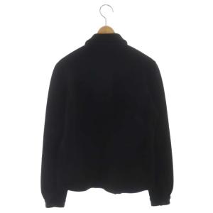 PRADA シャツ 長袖 前開き ナイロン 46 黒 ブラック