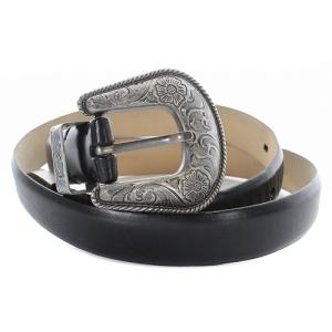 POLO RALPH LAUREN バックルベルト レザー S 黒 ブラック