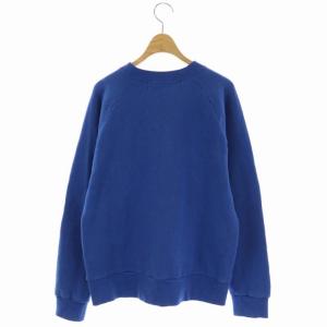 Shinzone Common sweat スウェット 長袖 クルーネック プルオーバー 裏起毛 FO 青 ブルー