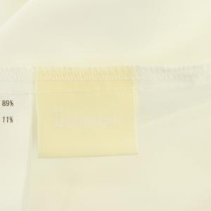 Diagram GRACE CONTINENTAL 23SS カシュクールシャツワンピース ロング ティアード フレア 長袖 タック 36 オフホワイト