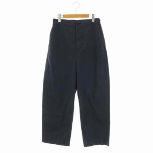 22SS COTTON POPLIN パンツ テーパード ボタンフライ 1 紺 ネイビー