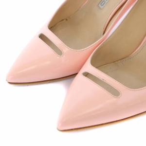 PELLICO パンプス ハイヒール ポインテッドトゥ レザー IT36 23cm コーラルピンク