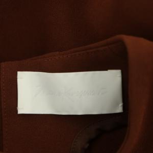 Mame Kurogouchi 20AW Embroidered Cuff Top ブラウス プルオーバー 袖口レース 1 ブラウン