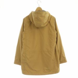 THE NORTH FACE COMPACT NOMAD コンパクトノマドコート アウター フード ジップアップ 裏ボア ロゴ刺繍 M ブラウンベージュ