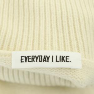 EVERYDAY I LIKE 21AW Aries タートルネックプルオーバー ニット セーター 長袖 アイボリー