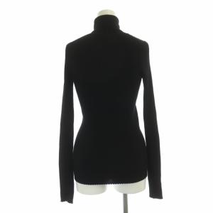 L'Appartement 21AW WIDE Rib KNIT ニット セーター 長袖 タートルネック リブ 黒 ブラック