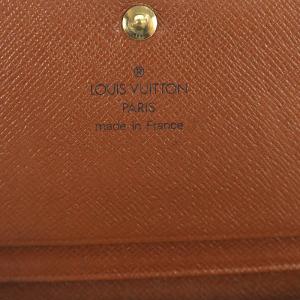 LOUIS VUITTON モノグラム ポルトモネジップ 財布 二つ折り  M61735 OH