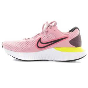 リニュー ラン シューズ スニーカー ロゴ メッシュ 24.5cm ピンク CU3505-601