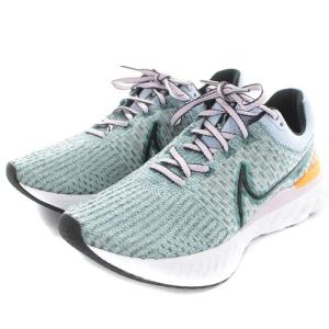 NIKE リアクト インフィニティ ラン フライニット スニーカー 24.5cm 水色 DD3024-300