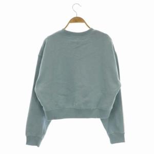 adidas Originals 21AW アディカラー クラシック スウェット カットソー トレーナー 長袖 プルオーバー ロゴ刺繍 クルーネック M スモークブルー