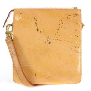 LOUIS VUITTON ヴェルニ モット ショルダーバッグ ハンドバッグ 2way オレンジ