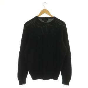 POLO RALPH LAUREN クルーネックニット セーター プルオーバー 長袖 M 黒 ブラック