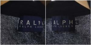 RALPH LAUREN シルクカシミヤ ニットシャツ 長袖 L 濃紺 ネイビー