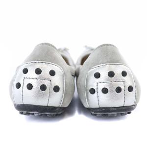 TOD'S バレエシューズ トゥ・スプリング 35.5 22.5cm グレー