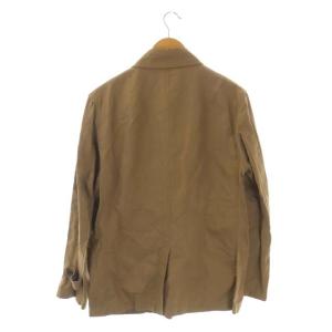 BURBERRY BLACK LABEL リネン ワーク ジャケット シングル 背抜き M ベージュ